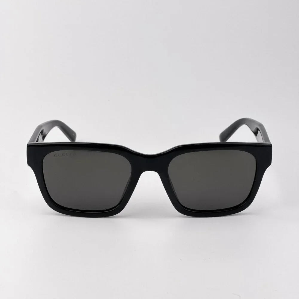 Gucci Men’s Sunglasses – Black Square Frame Polarized Lenses | GG1857S 005